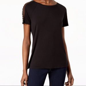 Pearl Embellished T-shirt